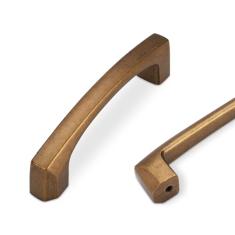 COTYKILEY Pacote com 10 puxadores de armário de cozinha de latão antigo 3 polegadas (76 mm) puxadores de armário de cozinha vintage puxadores de gaveta puxadores de gaveta puxadores de armário de