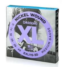 Encordoamento Daddario Guitarra EXL115-3D Pague 2 Leve 3 011