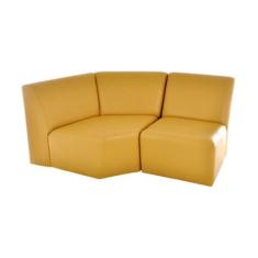 Sofá para Recepção de Escritório Linha Recepção Napoli Amarelo - Desig