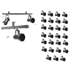 Kit 27 Spot Trilho Perfilado Eletro calha Par20 Bulbo OL7