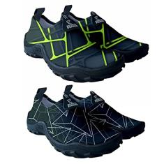 Kit 2 Tenis Masculino Sapatilha Hibrido Água Praia Rapel Ciclismo Futevôlei Academia Pilates Gênero:Masculino;Cor:Amarel