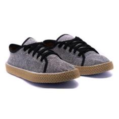 Tênis Casual Feminino Corda Detalhe Juta Confortável-Feminino