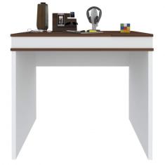 Escrivaninha Home Office 2 Portas Luma Espresso Móveis Ipê/branco