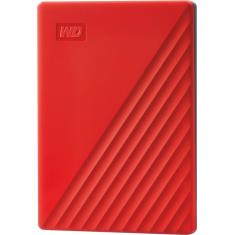 HD Externo WD - My Passport 2TB USB 3.0 Disco Rígido Portátil - Vermelho WDBYVG0020BRD-WESN