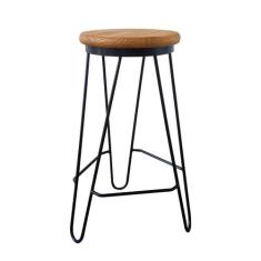 Banqueta Média para Cozinha Bar Balcão Bistrô Mesa Hairpin - MM DECOR 