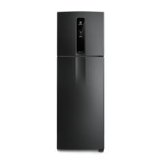 Geladeira Electrolux Frost Free Inverter 390L Efficient Autosense Duplex Black Inox Look (IF43B) 220V