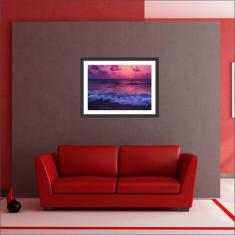 Quadro Decorativo Praia Mar Paisagens Salas Quartos Decorações Com Mol