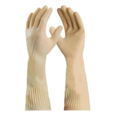 Danny Luva Longatex Látex Natural Tamanho Grande Cor Natural
