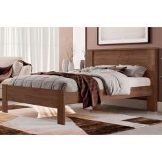 Cama De Casal Pérola Cacau - Conquista