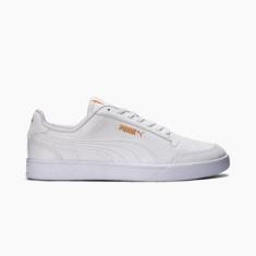 Tênis Masculino Puma Shuffle Branco para Usar com Bermuda-Masculino