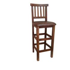 Banqueta Mn Zanca Marrom Xadrez