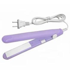 Mini chapinha portátil Prancha de cabelo para bolsa Lilas - Make Time