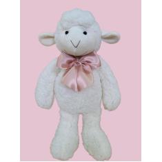 Ovelha pelúcia fofinha decoracão nicho menino menina bebê laços variad