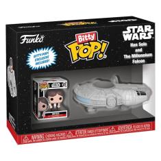Funko Bitty Pop Ride Star Wars Han Solo com a Millennium Falcon