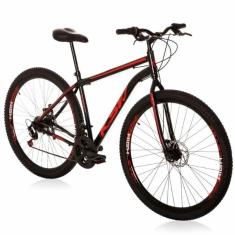 Bicicleta Aço Carbono Ksvj Aro 29 Freios A Disco 21 Vel