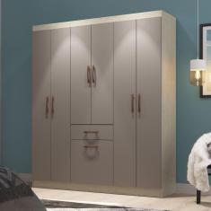 Guarda Roupa Casal 6 Portas Marbella Doripel
