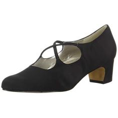 Trotters Sapato feminino Jamie Dress, Microfibra preta, 7 XX-Narrow