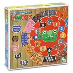 Nig Brinquedos Aprendendo as Horas Leãozinho em Madeira