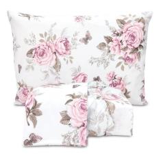 Jogo de Lençol Casal Padrão Elástico Estampado Algodão 3 Peças - Berve