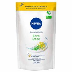Sabonete Líquido NIVEA Erva Doce Refil, 200ml