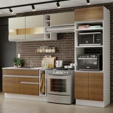 Cozinha Completa  com Armário e Balcão (sem Tampo E Pia)