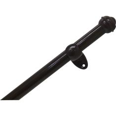 Kit para Varão 1.5mx19mm com Suporte de Madeira Bella Arte Imbuia