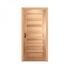 Kit Porta de Madeira Direita 213cmx74,5cmx12cm Pe28 Esel