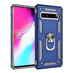 SORAKA Capa para Samsung Galaxy S10 5G com suporte para anel Capa Slim Fit de TPU macio Capa Samsung Galaxy S10 5G com placa de metal para suporte magnético de telefone para carro