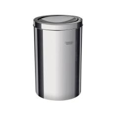 Lixeira Inox Tramontina Swing com Acabamento Scotch Brite e Tampa Basc