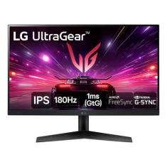 MONITOR GAMER LG 24GS60F-B ULTRAGEAR FULL HD 180hz PRETO