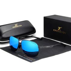 Óculos de Sol Masculino Kingseven Aviador Militar Polarizados UV400 Espelho
