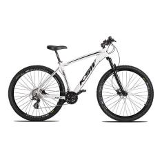 Bicicleta Aro 29 KSW XLT Altus 24v e Trava Branco com Preto 21