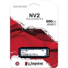 SSD M2 500GB NVME Kingston NV2 2280 Pcie 4.0 SNV2S/500G