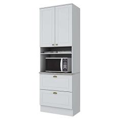 Paneleiro com Torre Quente 1 Forno Americana Henn Branco Fosco