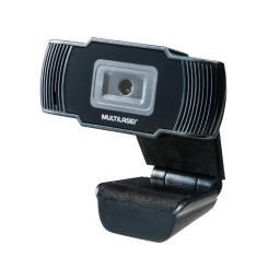 Webcam Multilaser Preta 720p 30fps Conexão USB 180cm AC339