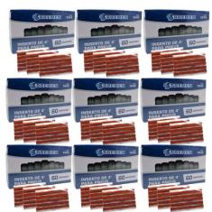 Kit Refil Remendo com 9 Caixas Para Pneu Sem Câmara Macarrão 540 Unida