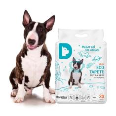 DOG’S CARE Eco Tapete Higiênico Descartável Ultra Slim - Tapete Absorvente Para Cães Filhotes e Adultos de Pequeno Porte - 60 x 55 cm - 30 Unidades