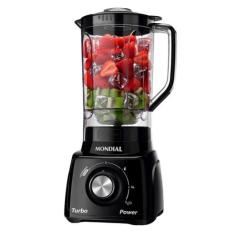 Liquidificador Doméstico Mondial L-99 fb Jarra de San Cristal 2,2L 550W 3 Velocidades 110V
