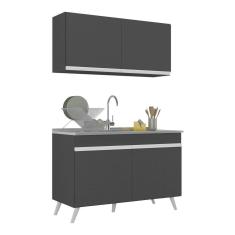 Armário De Cozinha Compacta 120cm Multimóveis V2141 Branco