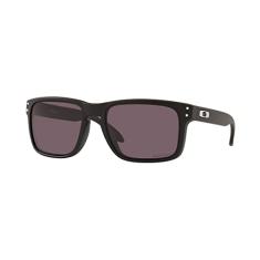 Óculos de Sol Oakley Holbrook 0OO9102L 9102E8 Tam 55 / Preto Fosco - Lentes Prizm Grey