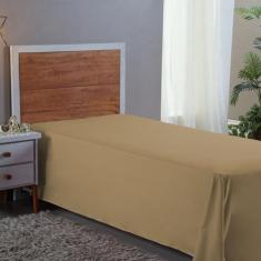 Lençol Cama Box Solteiro 400 Fios Aveludado Sem Elástico 30CM Altura -