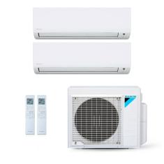 Ar-Condicionado Multi Split Inverter Daikin 24.000 BTUs (1x Evap HW 9.000 + 1x Evap HW 18.000) Quente/Frio 220V