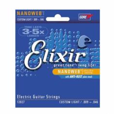 Encordoamento Para Guitarra .009 Elixir Custom Light