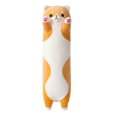 Almofada longa de pelúcia para cães PEACH CAT Shiba Inu Corgi Stuffed Anim