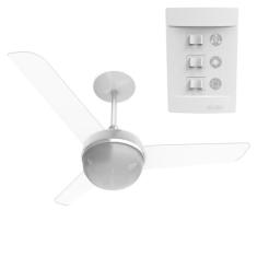 Ventilador de Teto Aliseu Alisclean Cristal com Controle de Parede, 22
