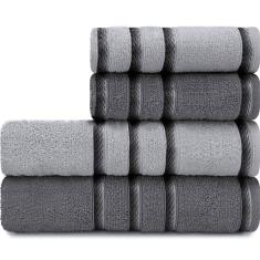 Jogo de Toalhas 4 Peças Banhão + Rosto Algodão Appel - Classic Emcompre