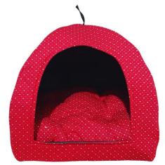Cama Pet 2x1 Casinha Cabana Toca Iglu Cães Gato Almofada G - LumaBaby,