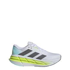 adidas Tênis feminino Adistar 3, Branco/preto/limão, 38