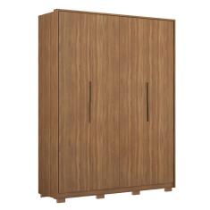 Guarda Roupa Casal Attore 4 Portas com Pés - Demartêz Amêndola