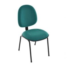 Cadeira Executiva Base Fixa Palito Linha Office Plus Verde - OUTRAS MA